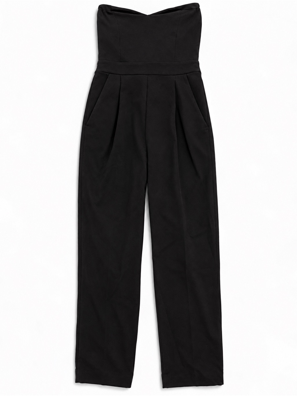 EXPRESS Black Strapless Jumpsuit